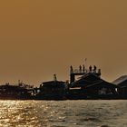 Sunset atmosphere on Tonle Sap