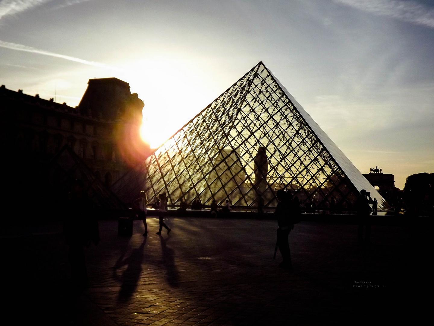 Sunset au Louvre