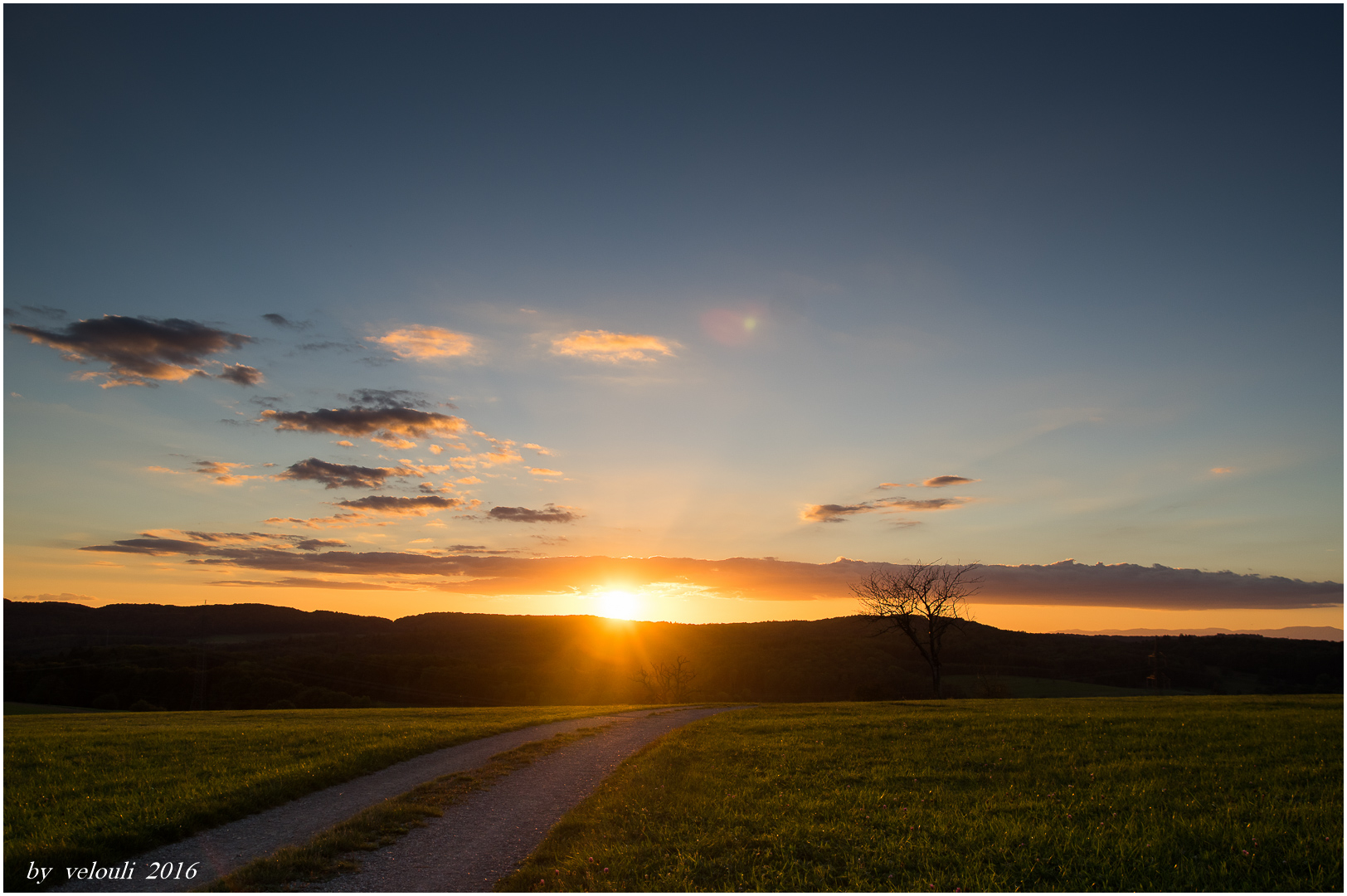 Sunset auf dem Dinkelberg