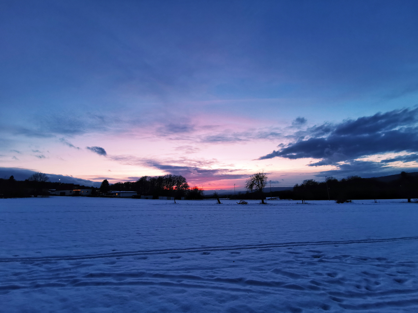 Sunset auf dem Erbsenacker 