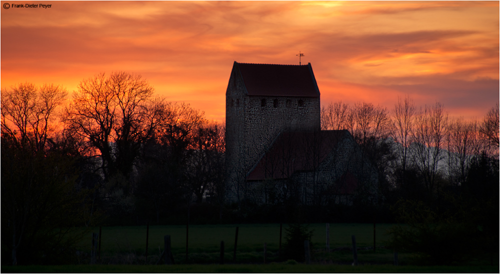 Sunset auf dem Lande