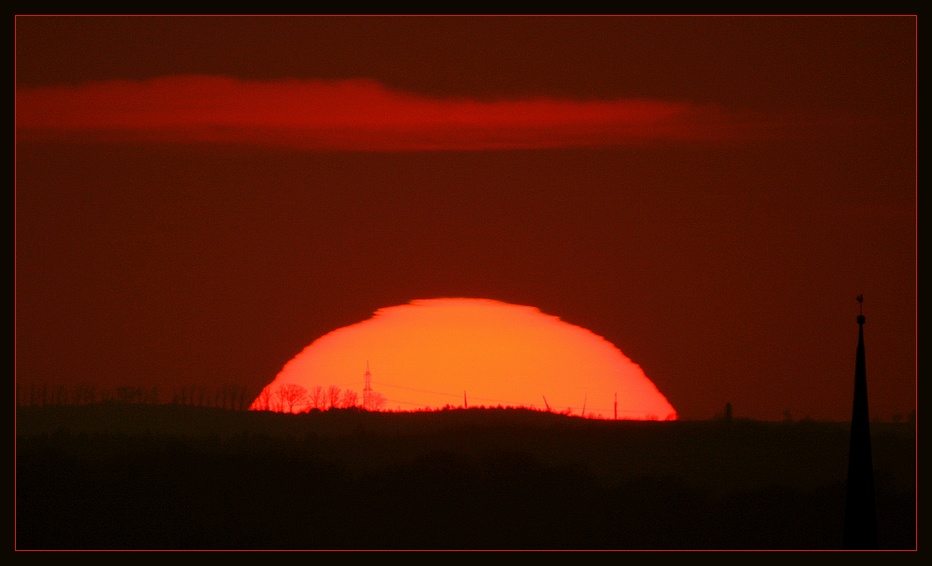 sunset auf dem lande(2)...