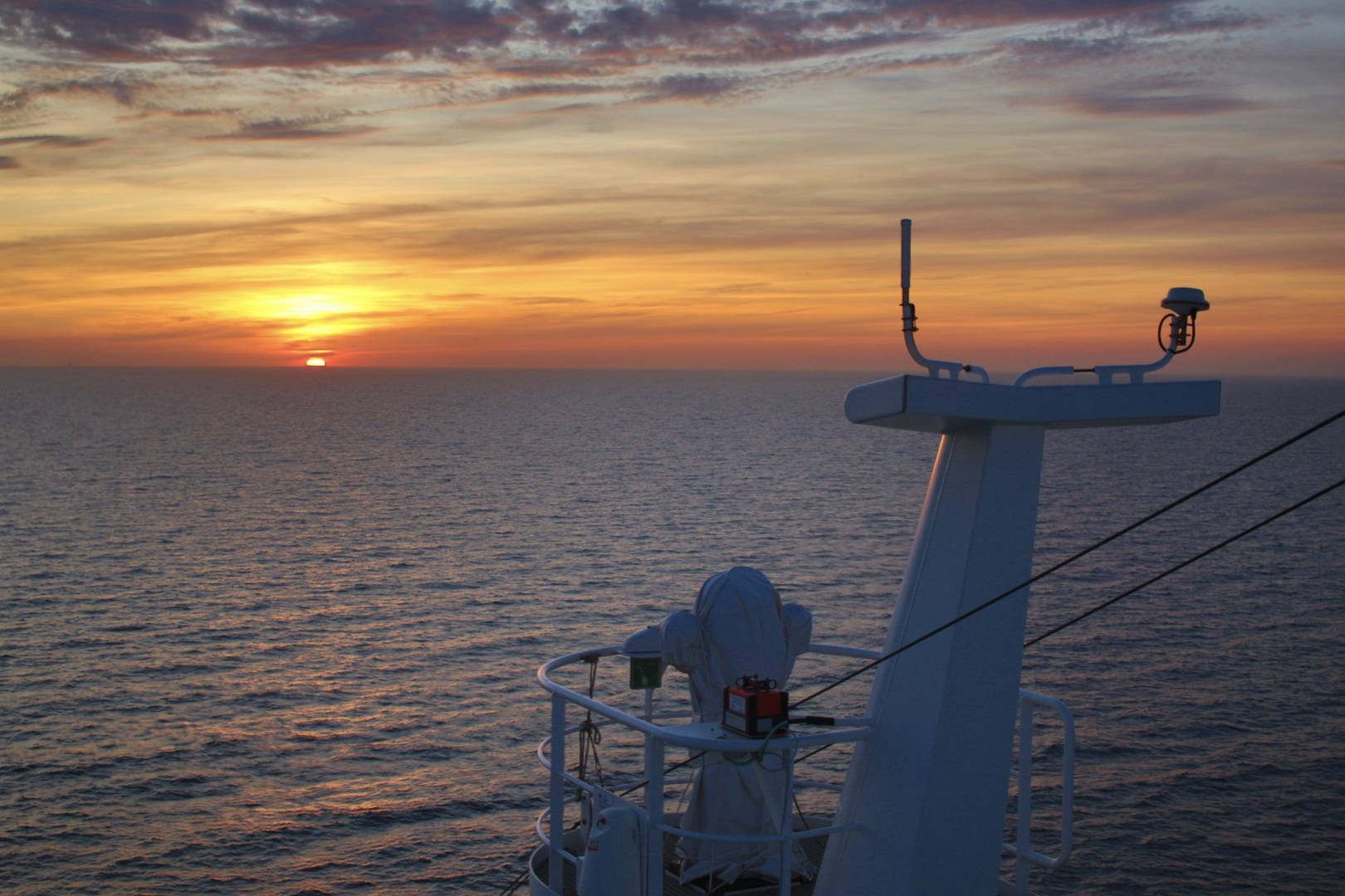 Sunset auf dem Meer