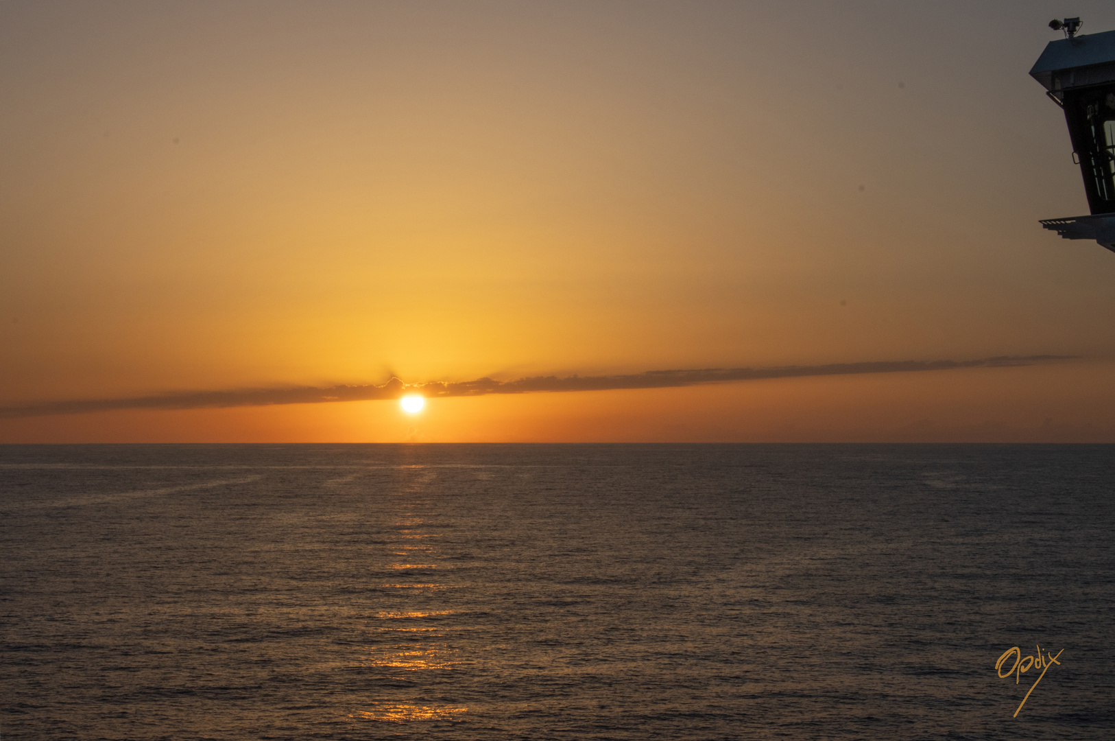 Sunset auf dem Mittelmeer