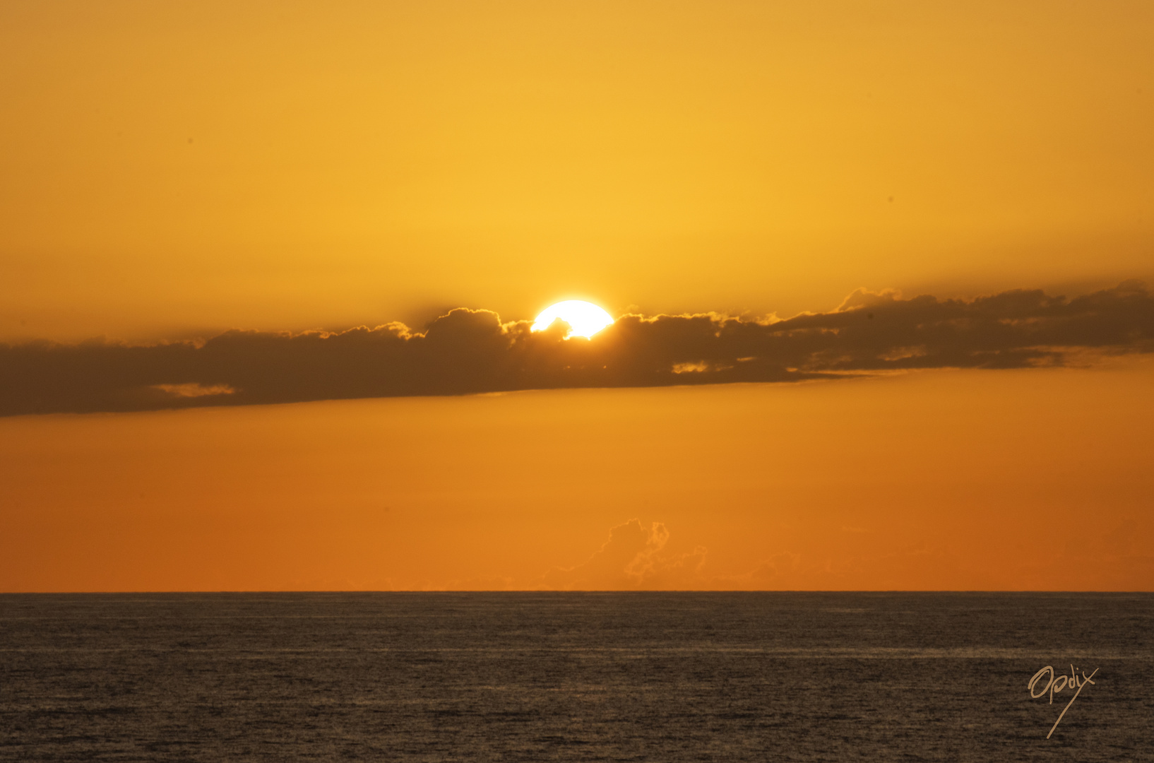 Sunset auf dem Mittelmeer