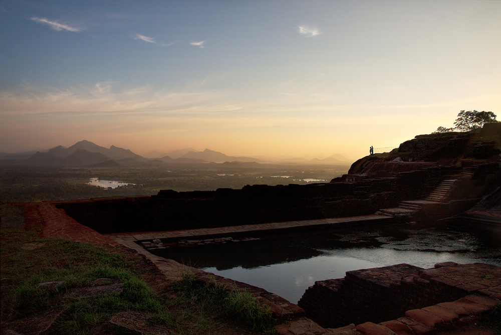 Sunset auf dem Sigiriya