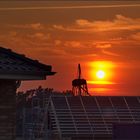 Sunset auf der Baustelle