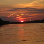 Sunset auf der Donau...