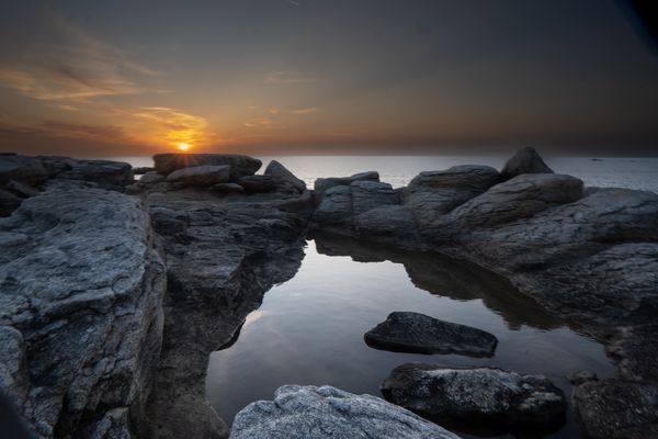 Sunset auf der Ile grande