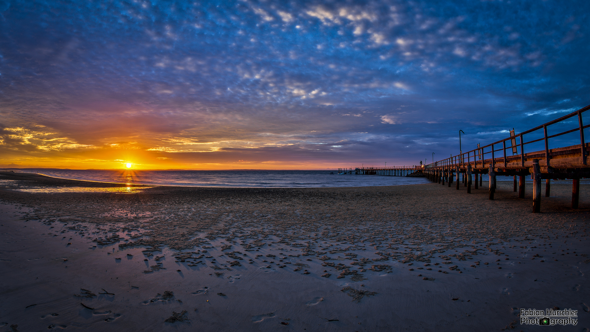 Sunset auf Fraser Island