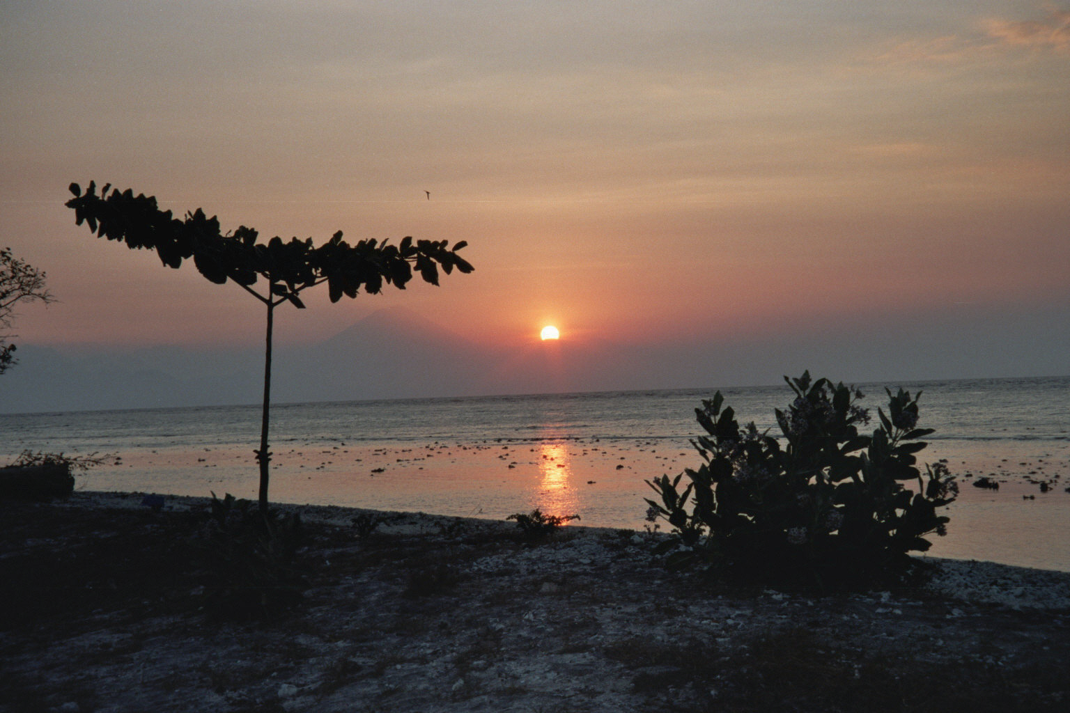sunset auf gili trawangan (indonesien)