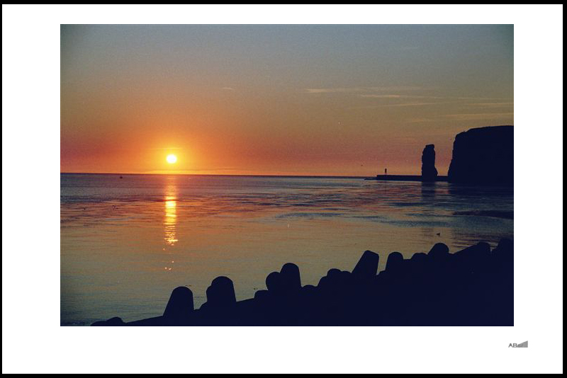 Sunset auf Helgoland