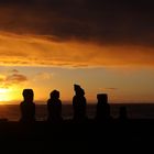 Sunset auf Isla de Pascua