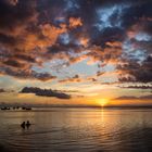 Sunset auf Mauritius