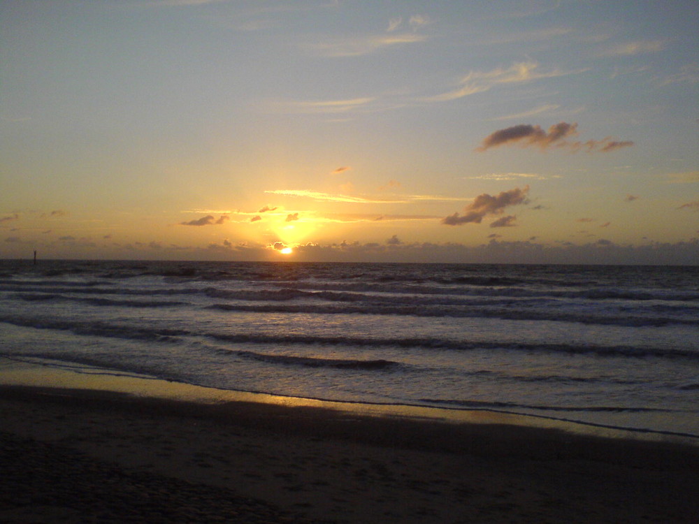 sunset auf Norderney 2008