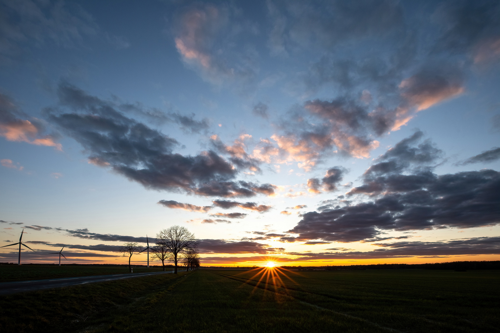 Sunset Ausbüttel -1-