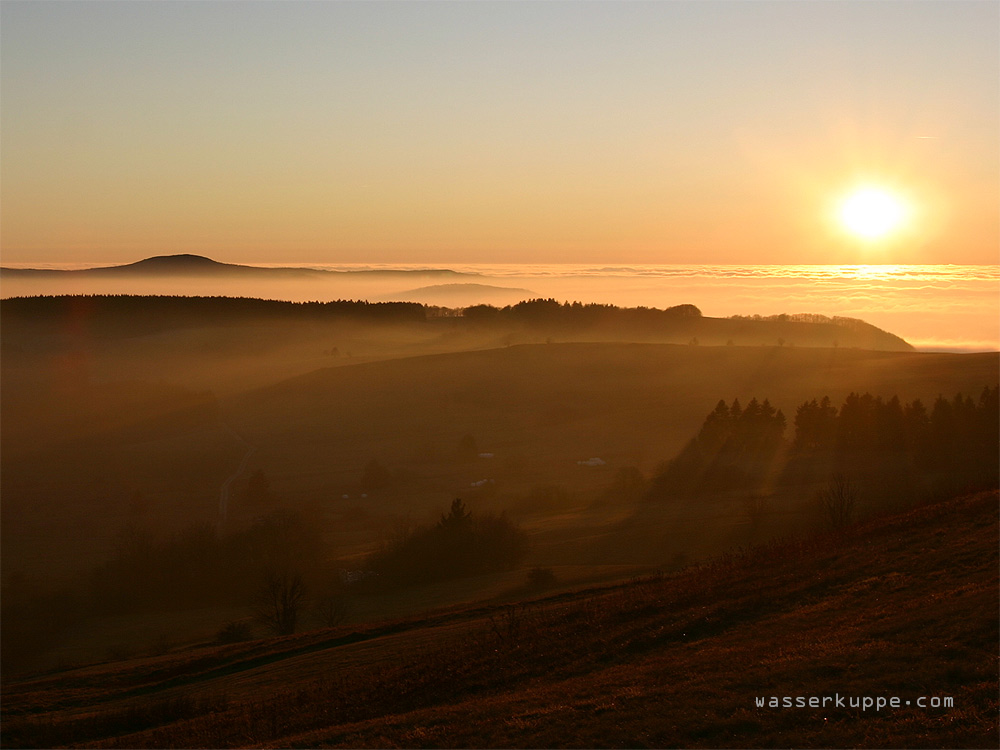 Sunset Beach II - Inversion@Wasserkuppe