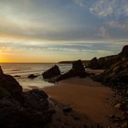 Sunset Bedruthan Steps