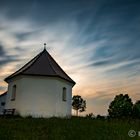 Sunset behind a Chapel