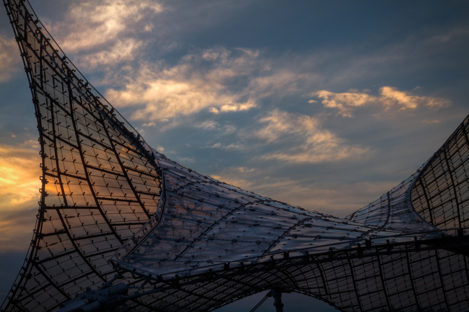 Sunset Behind Olympiapark 1