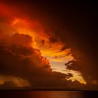 Sunset behind Stormclouds