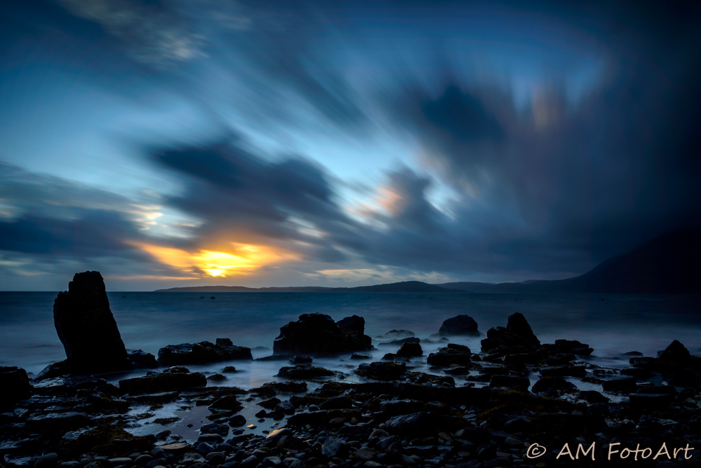 Sunset bei Elgol