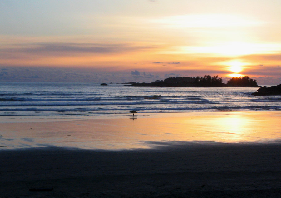 Sunset bei Tofino, LongBeach