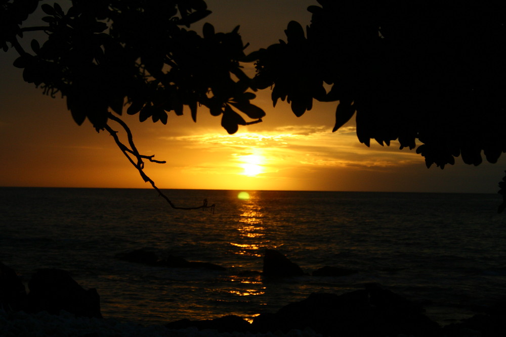 Sunset big island hawaii