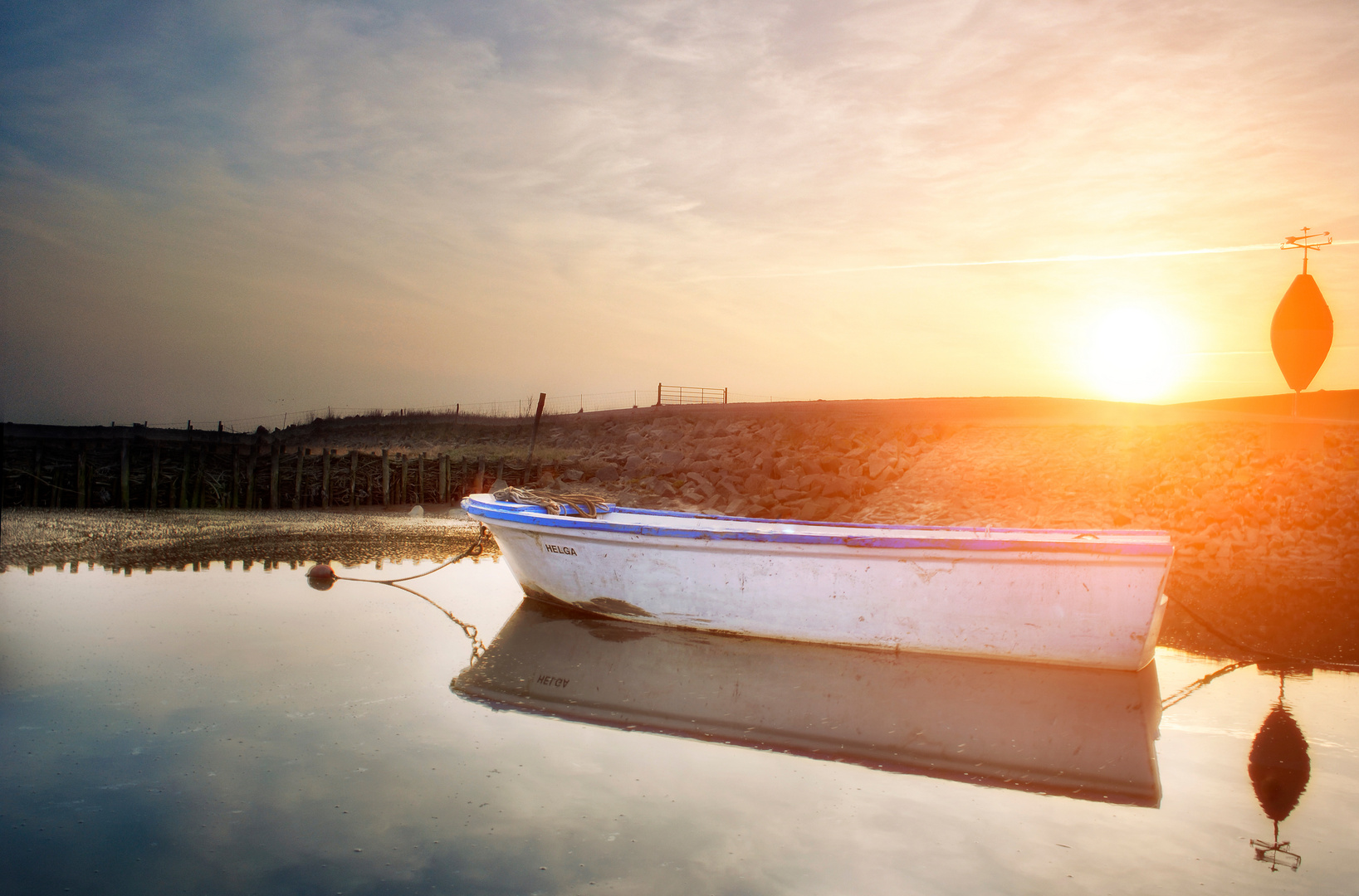 Sunset Boat