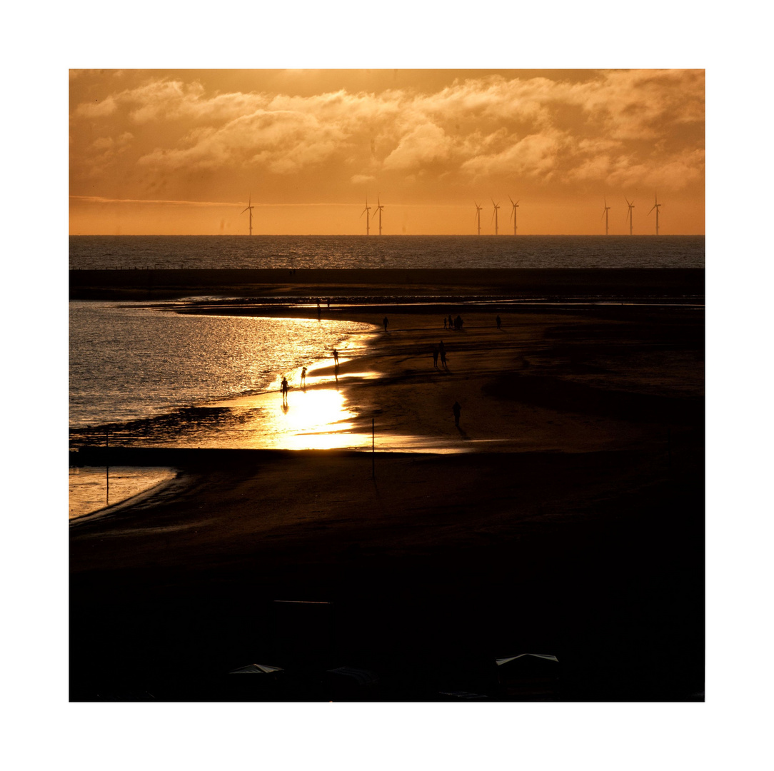 - sunset borkum -