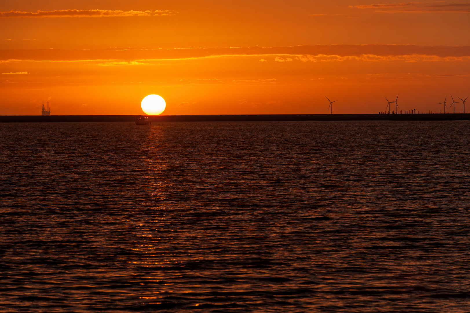 Sunset Borkum