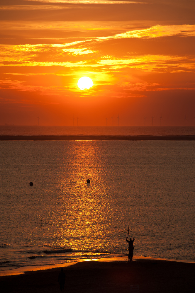 - sunset borkum -