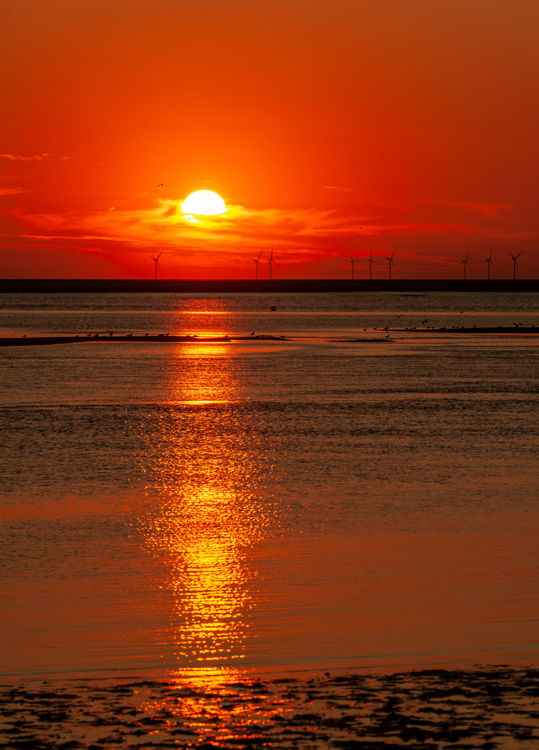 Sunset Borkum