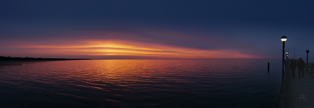 "Sunset-Boulevard" Seebrücke Zingst