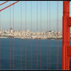 Sunset Bridge and Skyline