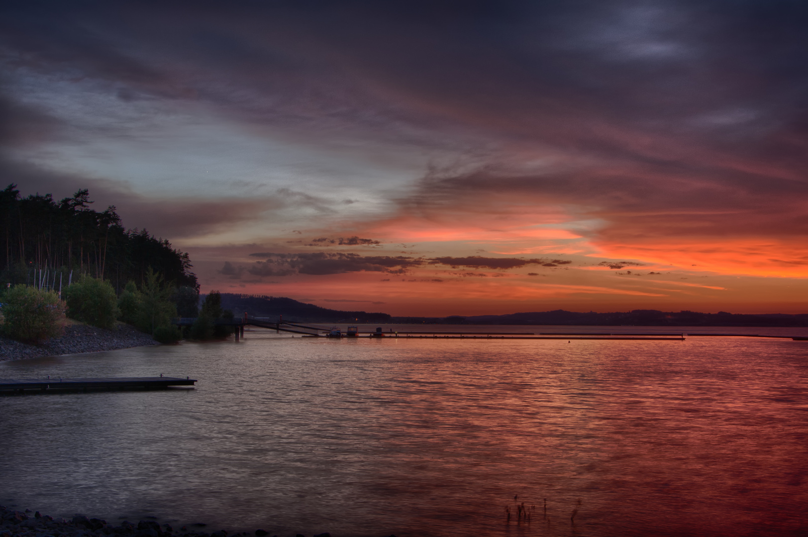 Sunset Brombachsee