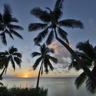 sunset by Aitutaki