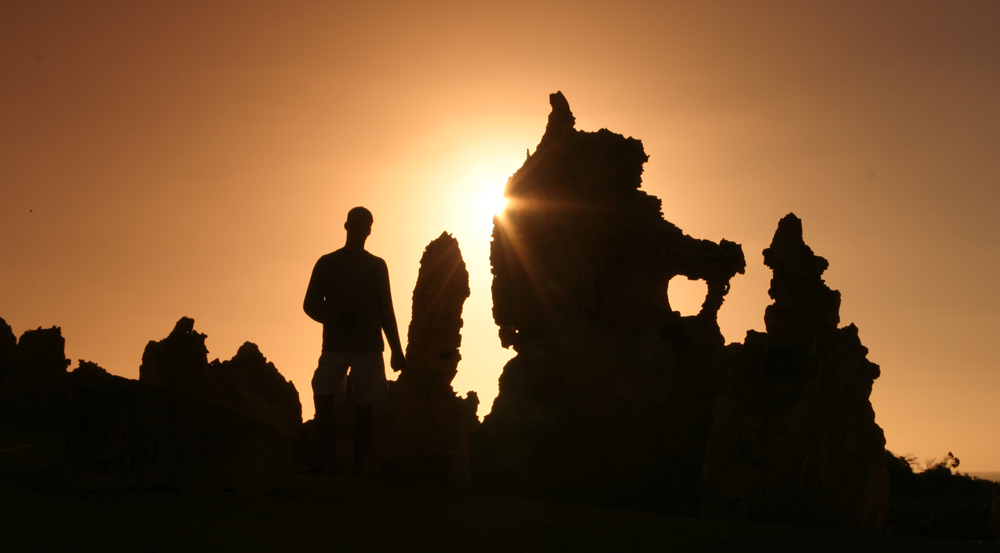 Sunset by the Pinnacles