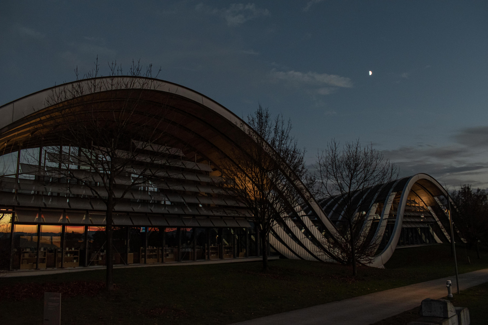 Sunset by the Zentrum Paul Klee