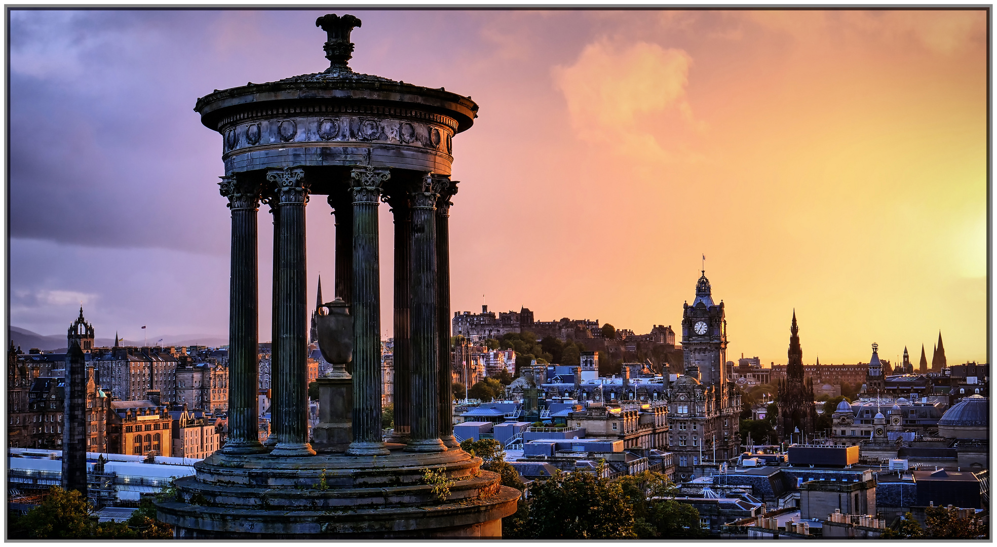 Sunset Calton Hill 01