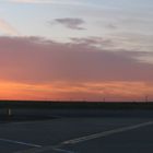 Sunset Charles de Gaulle Airport