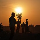 Sunset Chennai Beach