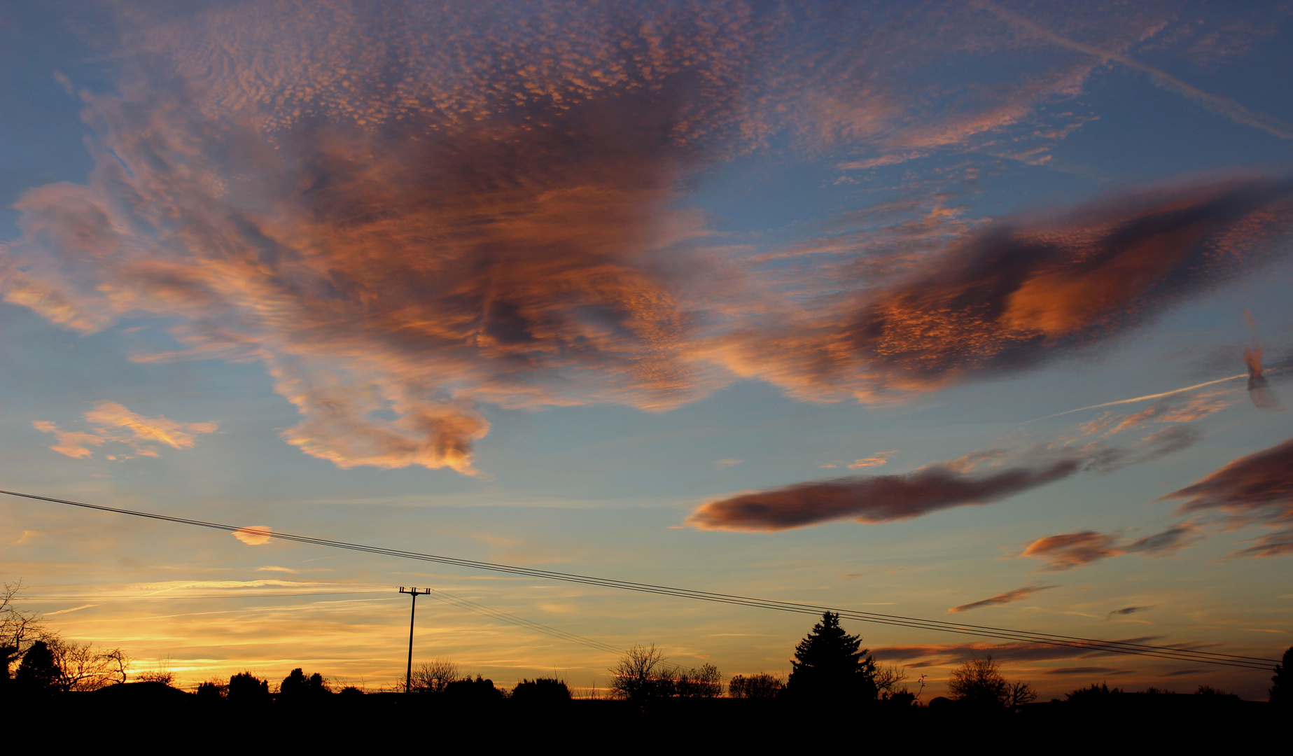 Sunset clouds