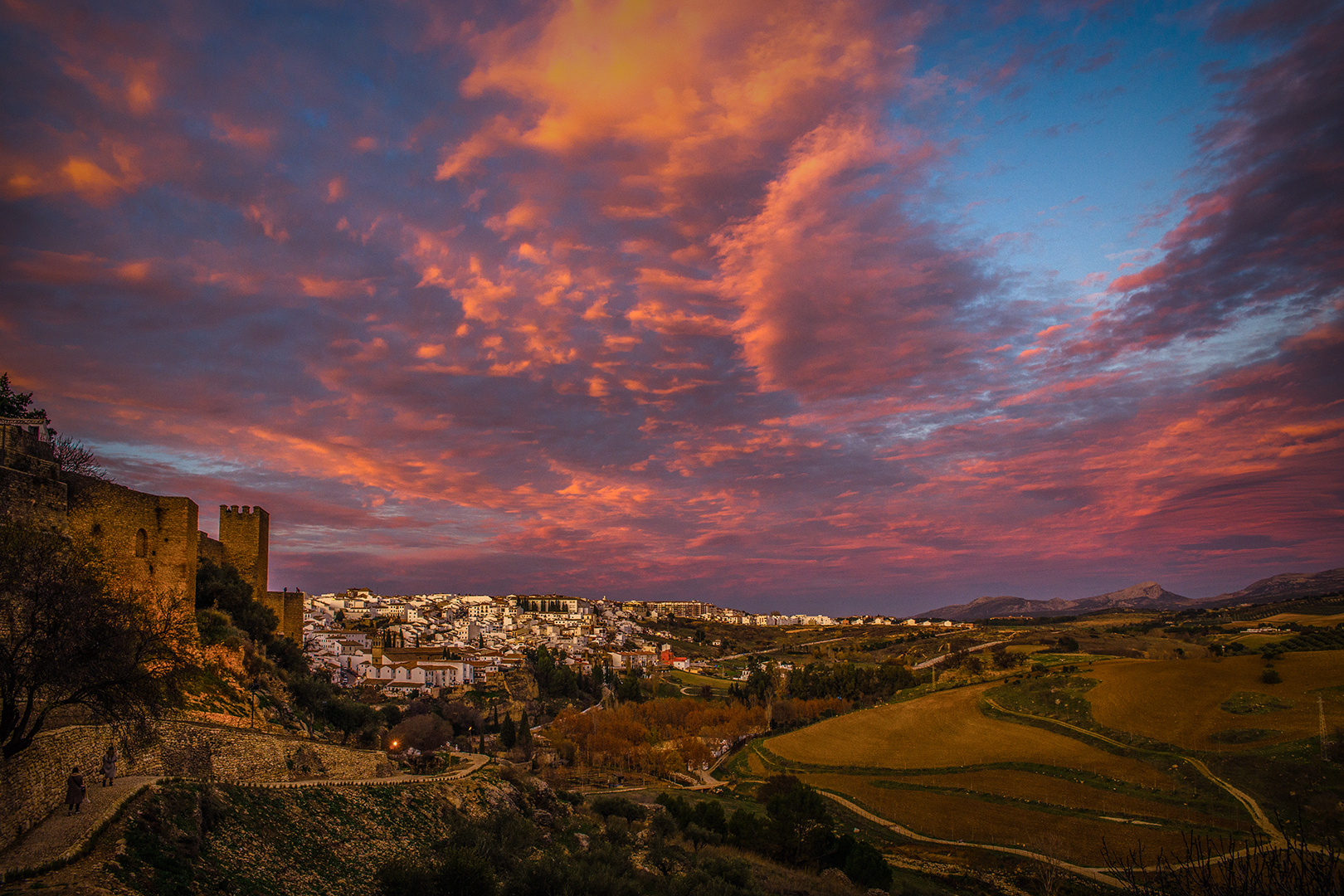 Sunset Clouds over Ronda