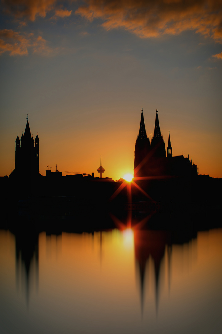 sunset Cologne 