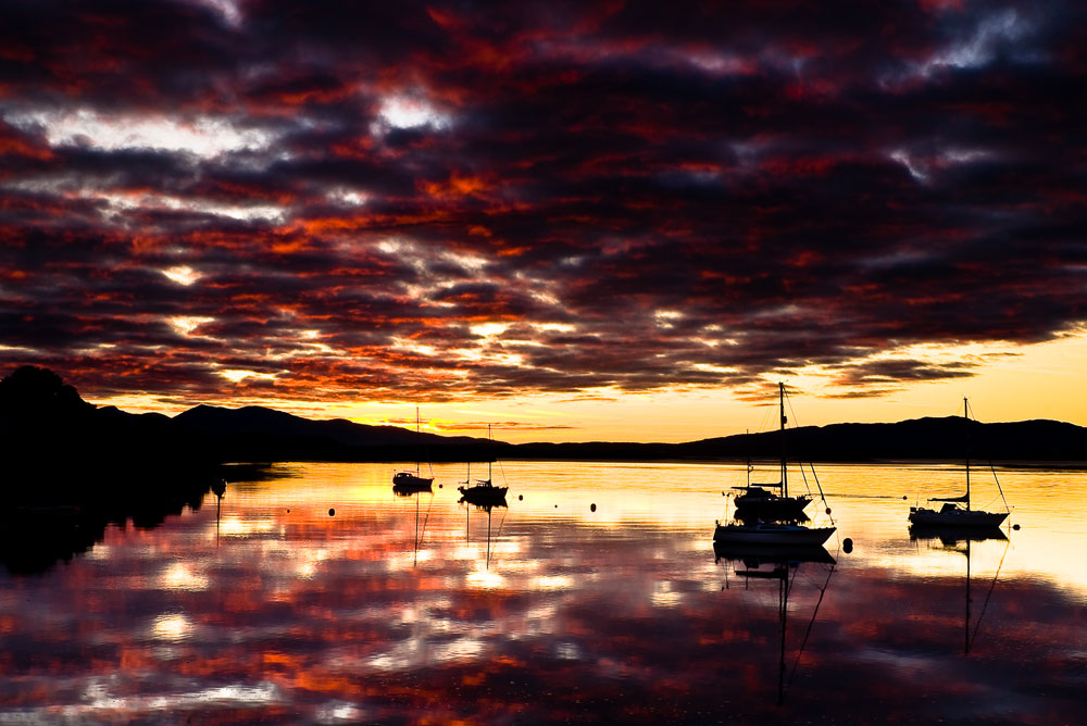 Sunset - Connel - Schottland