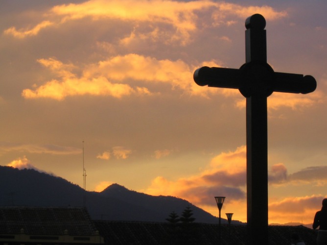 Sunset cross