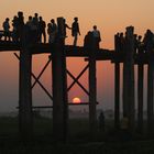 Sunset crowd