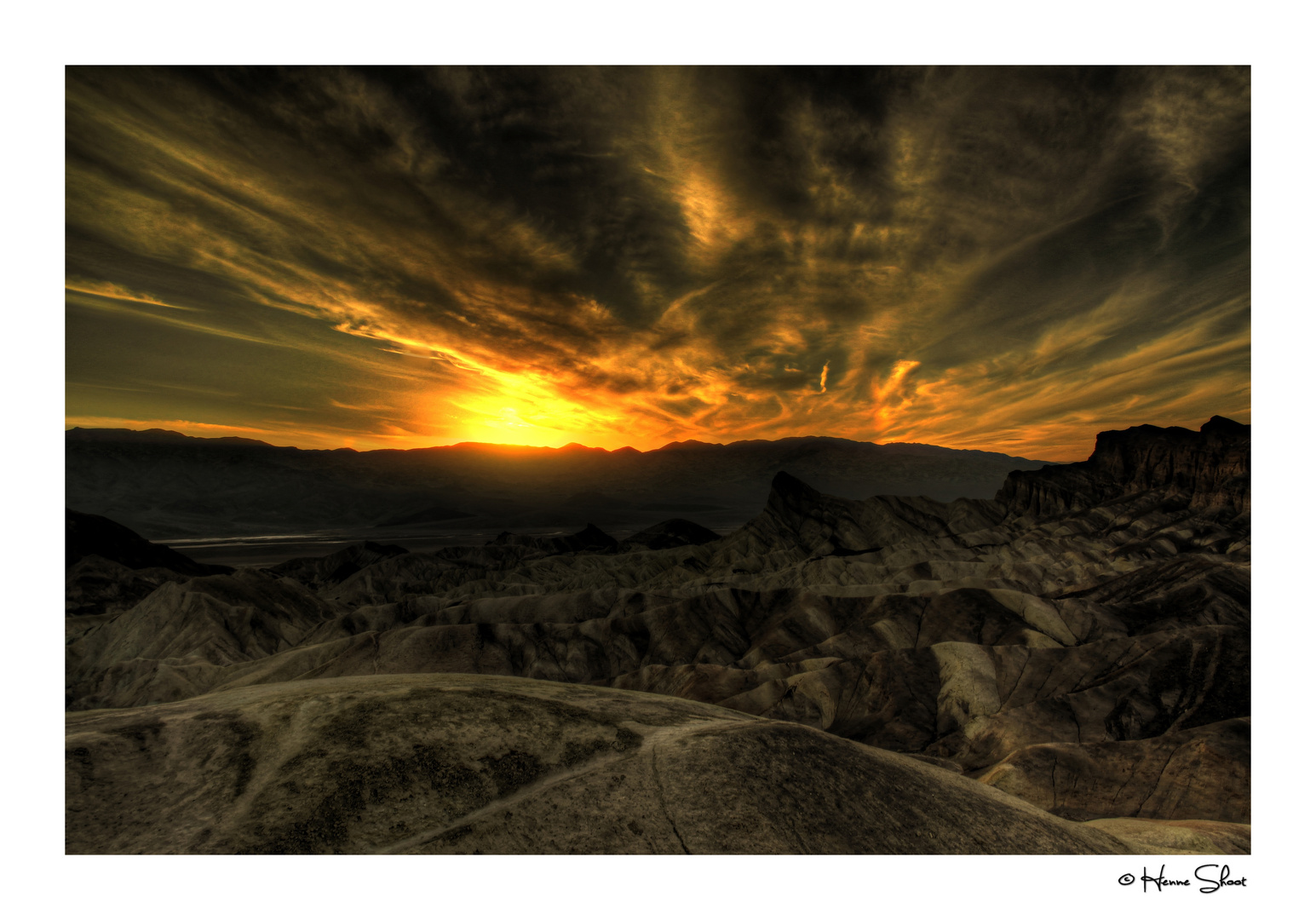 Sunset Death Valley