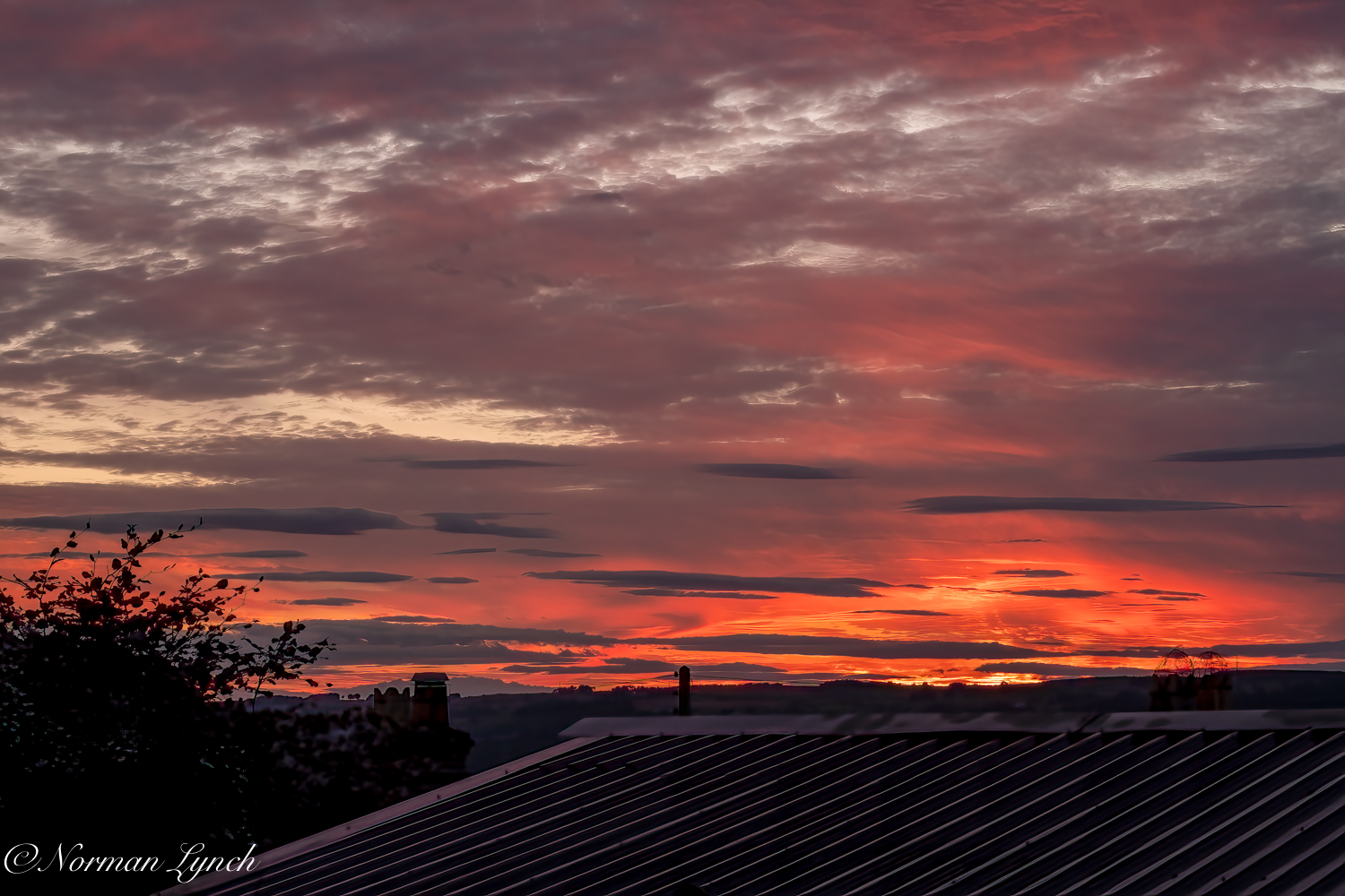 Sunset Derwent valley  